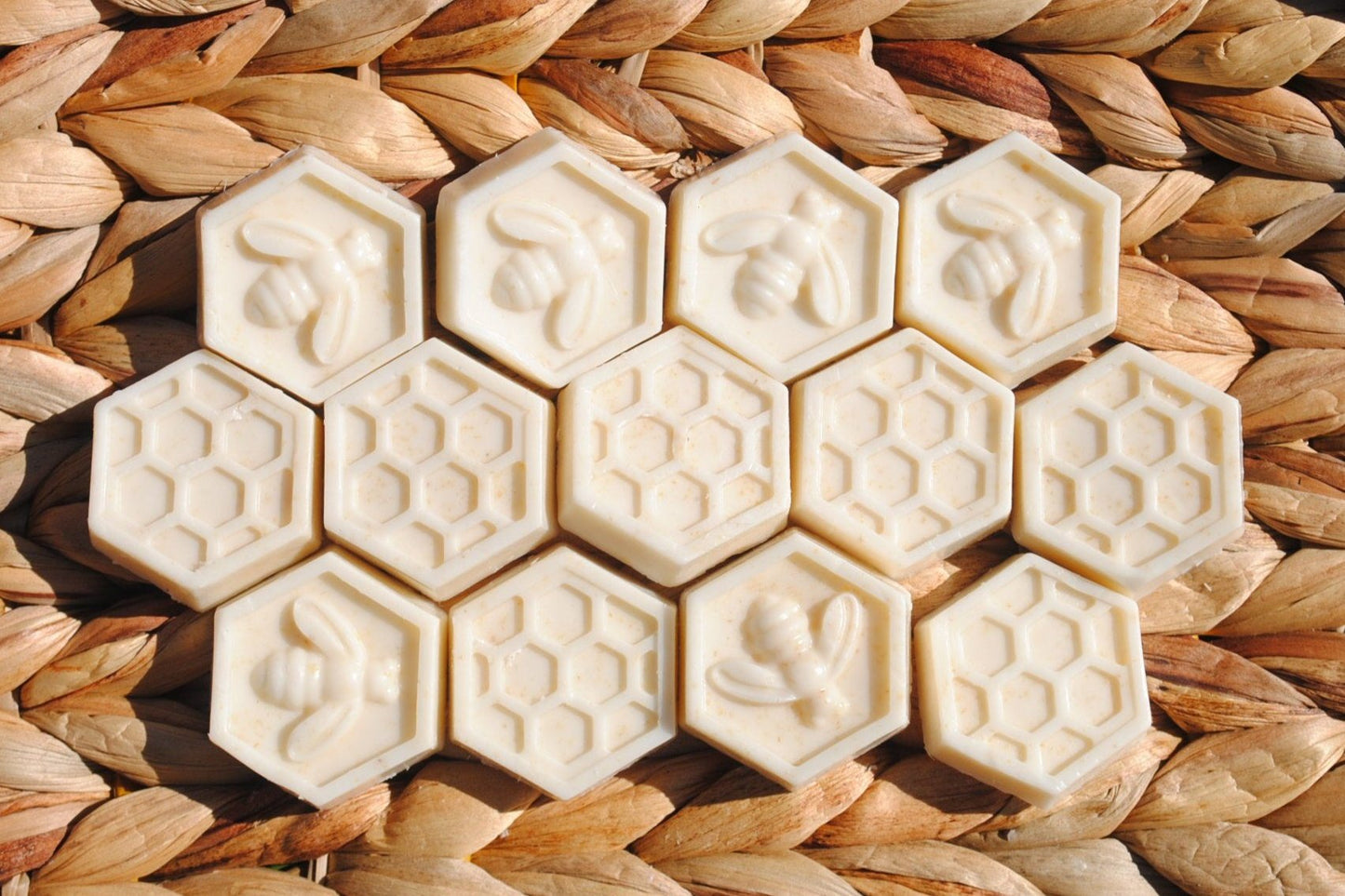 Mini Honey Oat Bee Soaps | Mini Soap Favors