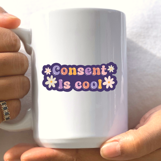 Consent is Cool Mug | 15 oz. Ceramic Mug