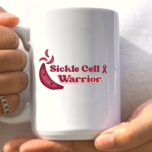 Sickle Cell Warrior Mug | 15 oz. Ceramic Mug