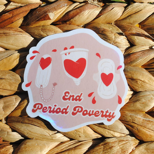 End Period Poverty Sticker