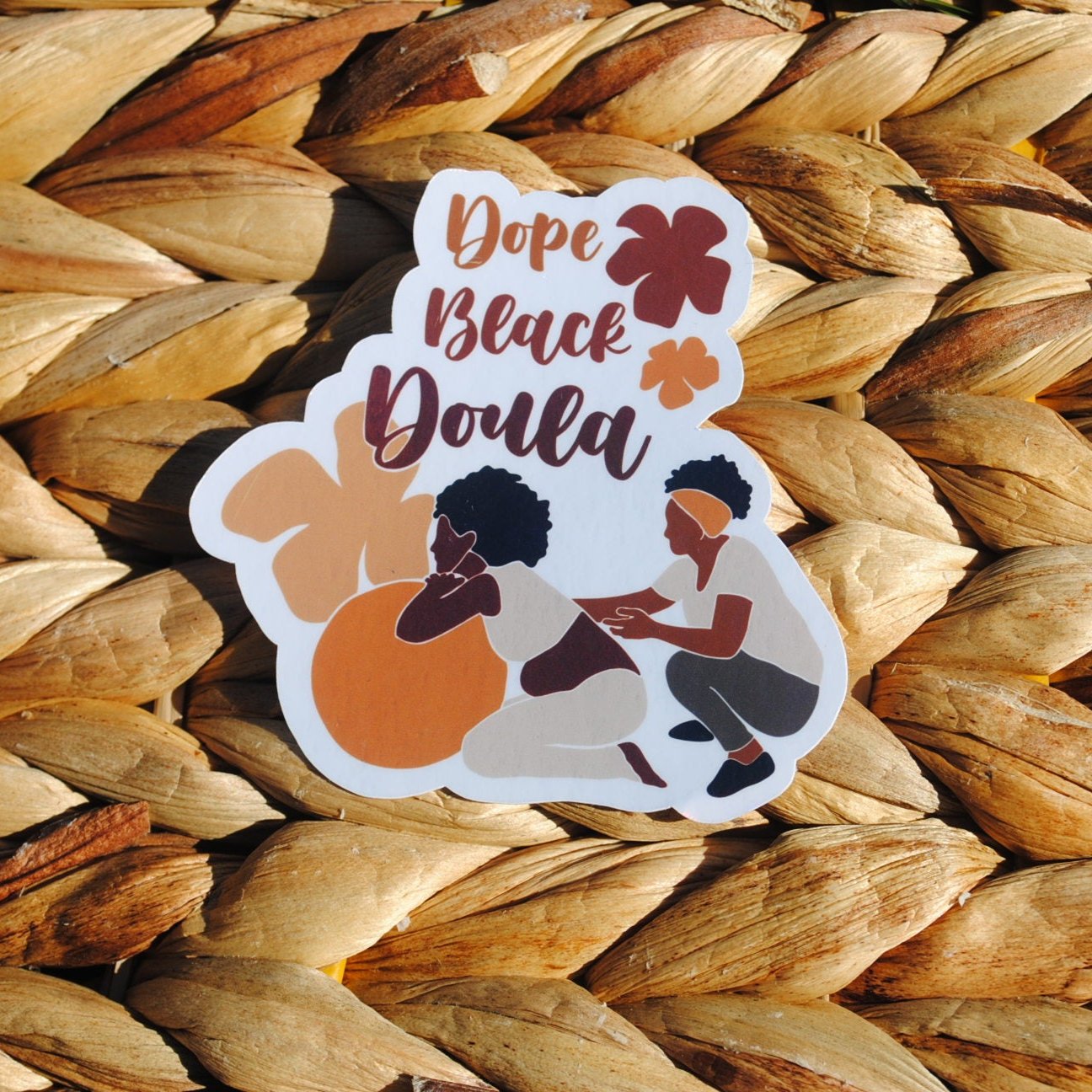 Dope Black Doula Sticker